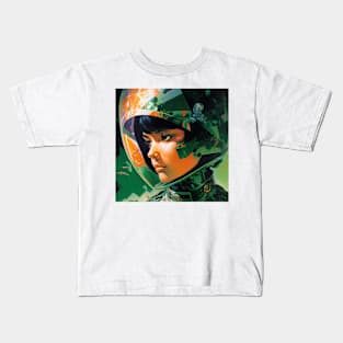 We Are Floating In Space - 43 - Sci-Fi Inspired Retro Artwork Kids T-Shirt